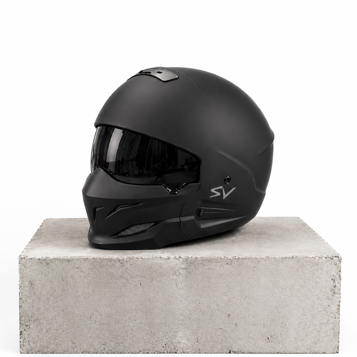 TSC SV Full Face Helmet With Goggles