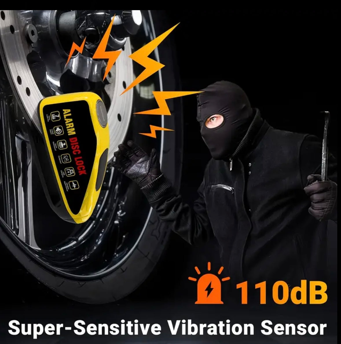 TSC Alarm Disc Brake Lock (Bike | E-Scooter)