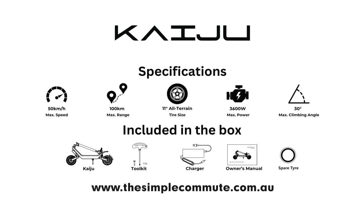 KAIJU ALL-TERRAIN DUAL MOTOR ELECTRIC SCOOTER