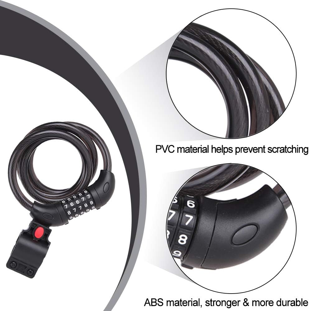 TSC SteelLink Combo Lock ( E-Scooter | Bike )