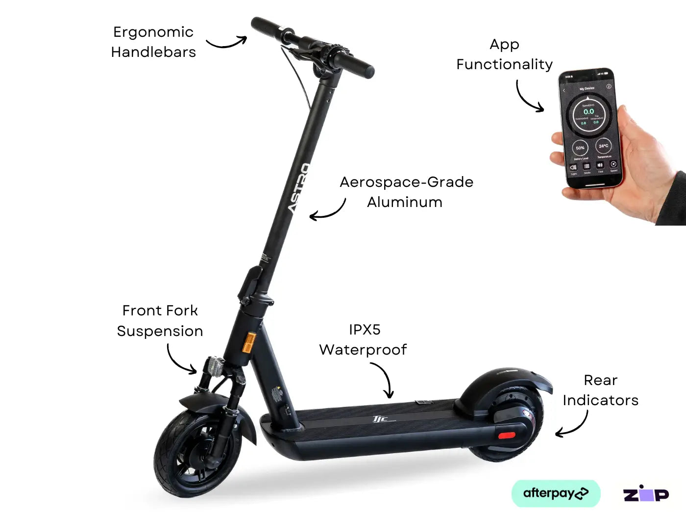 ASTRO Lightweight Commuter Electric Scooter (36V)