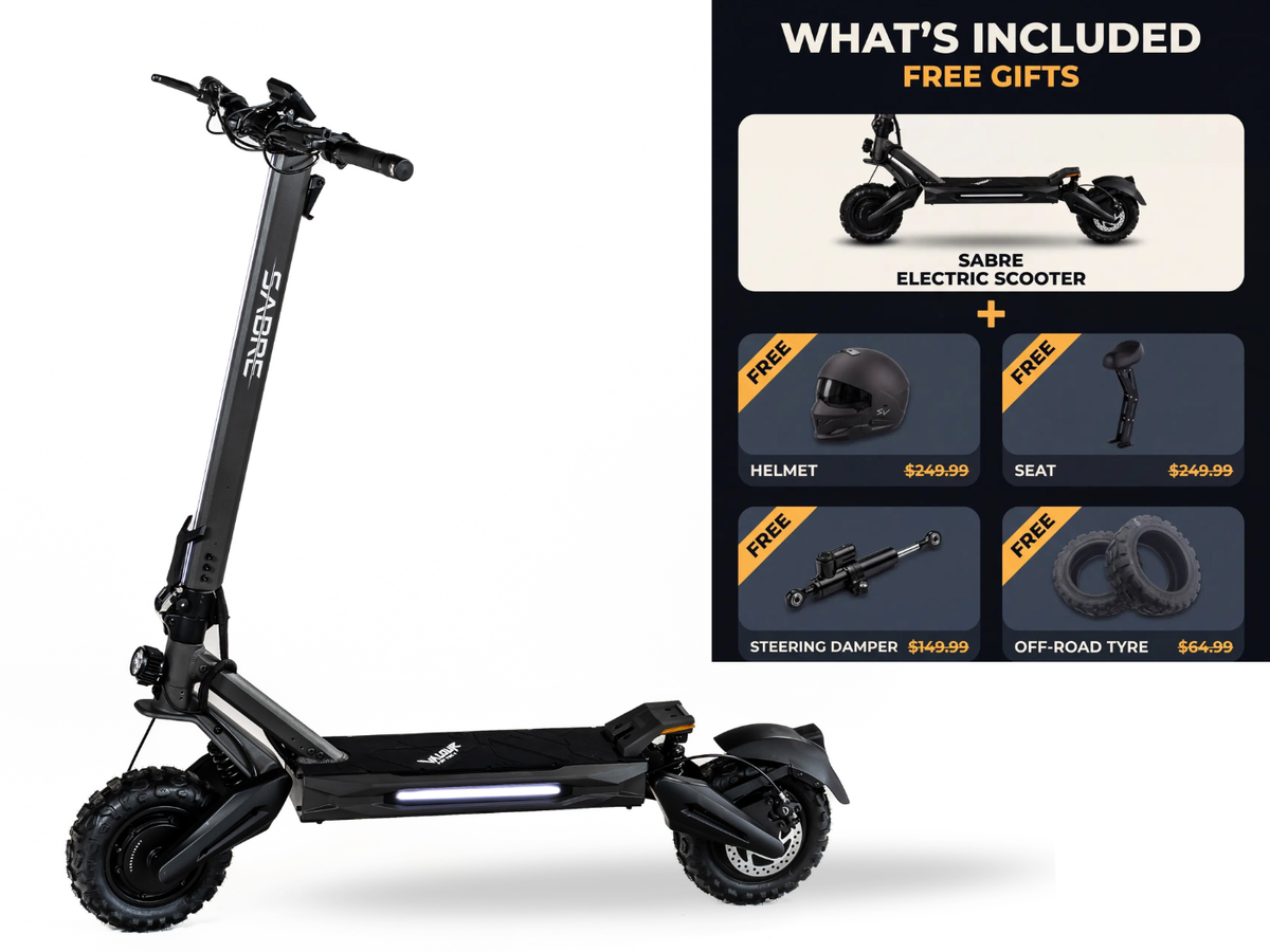 SABRE Dual-Motor All-Terrain Electric Scooter (60V)