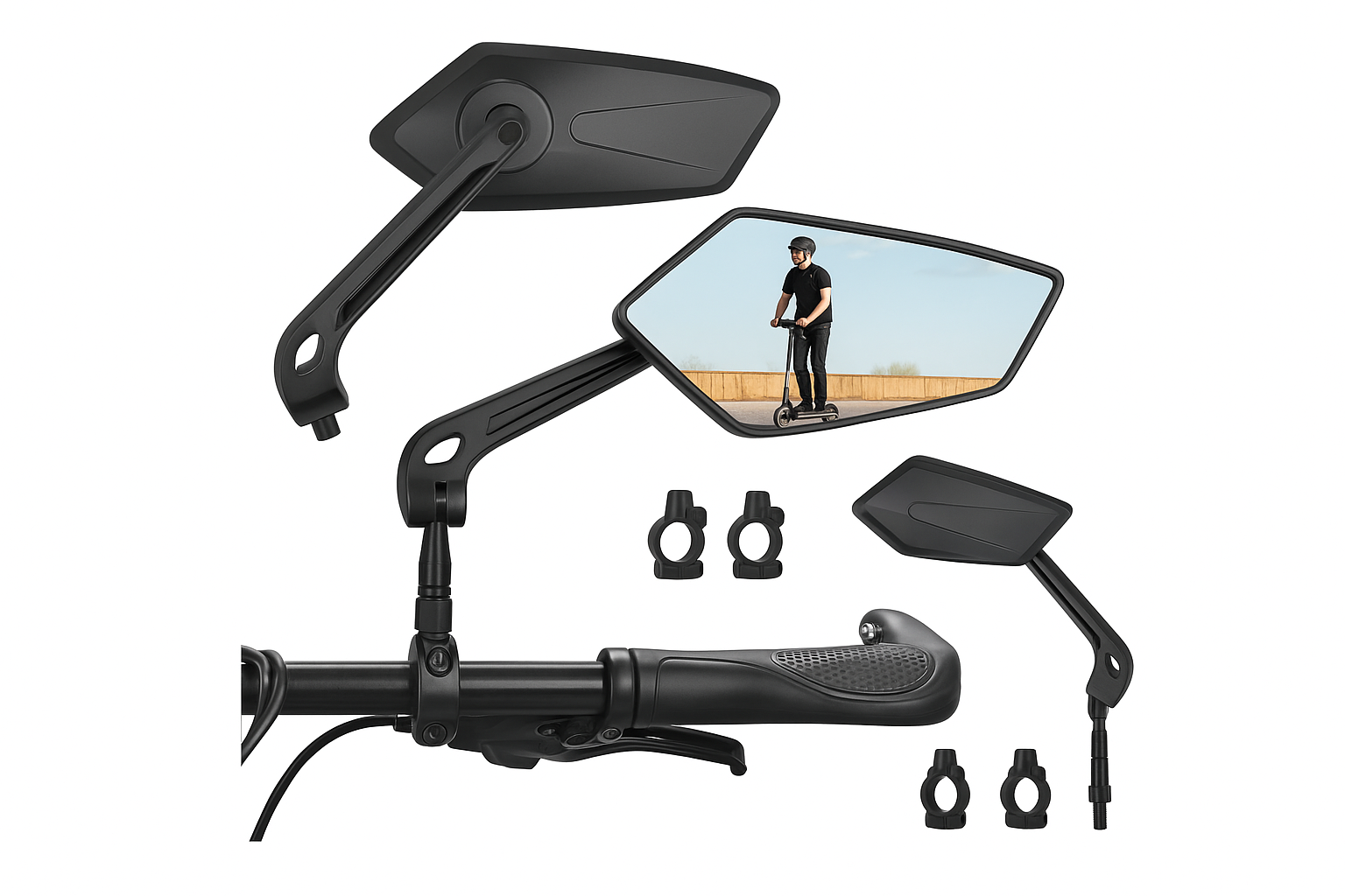 E-Scooter Rearview Mirrors