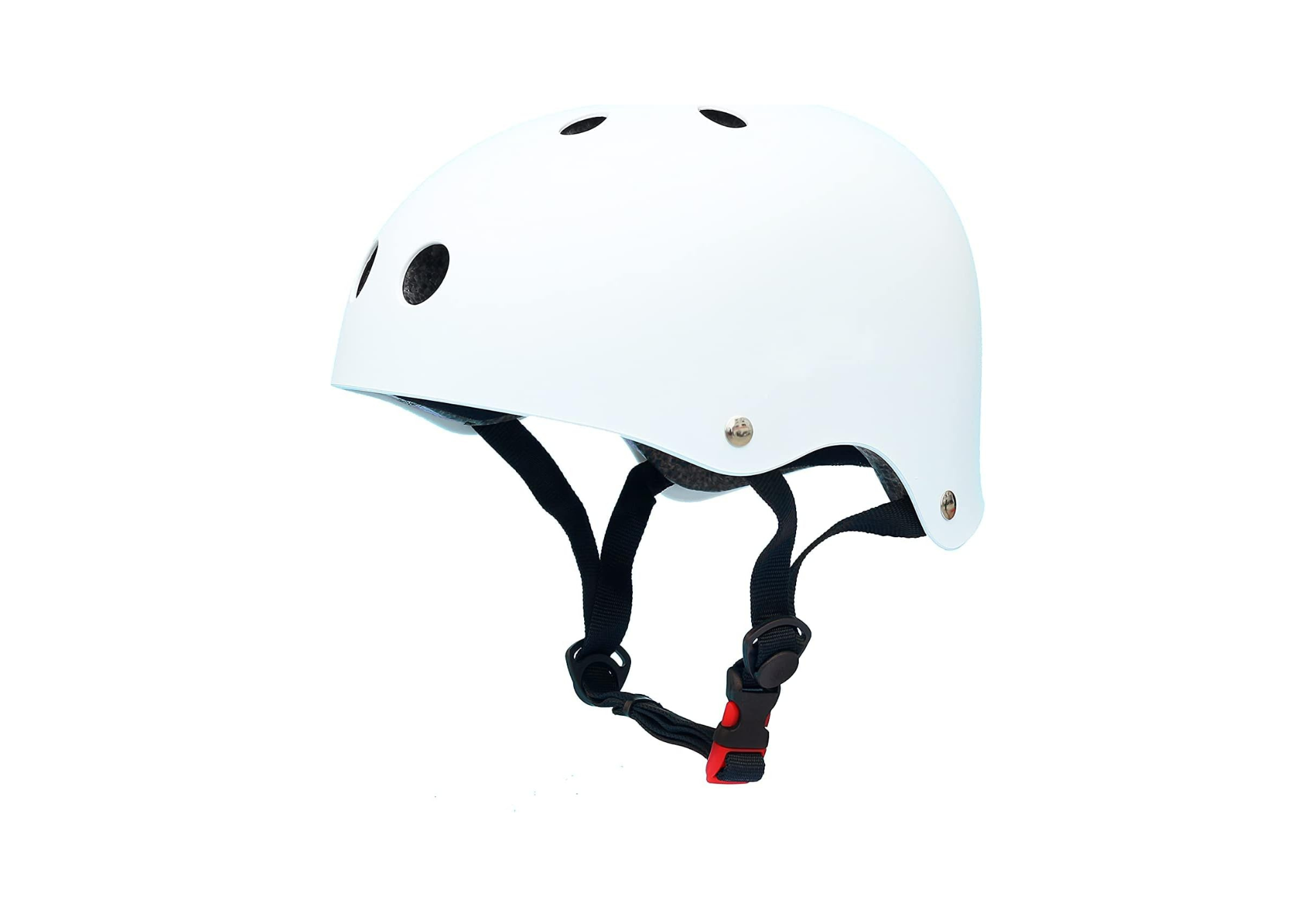 White helmet for electric scooter riders, offering safety, comfort, and a stylish look, perfect for daily commutes and urban riding